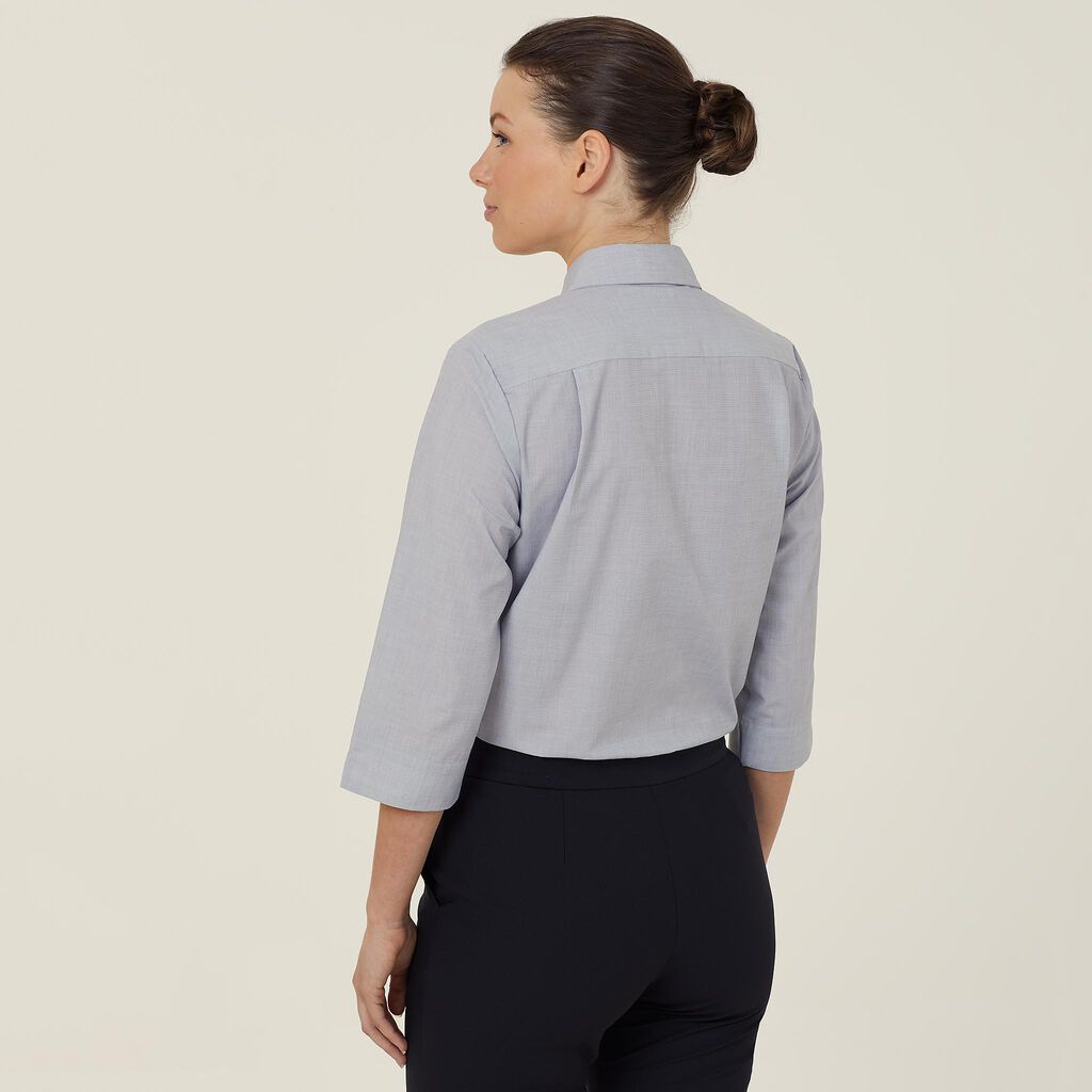 NNT Uniforms Poly Cotton End On End 3/4 Sleeve Shirt (CATUDH)