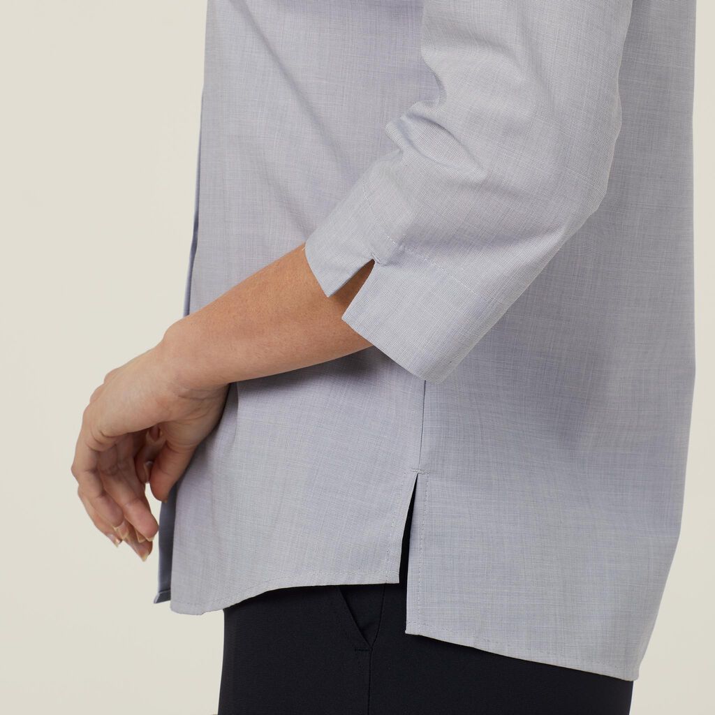 NNT Uniforms Poly Cotton End On End 3/4 Sleeve Shirt (CATUDH)