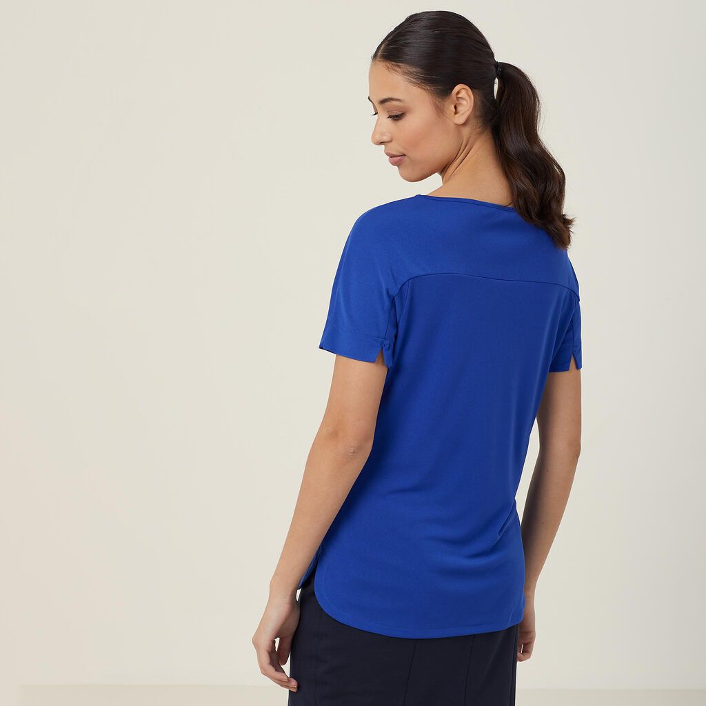 NNT Uniforms Matt Jersey Boat Neck Short Sleeve Top(CATUHN)