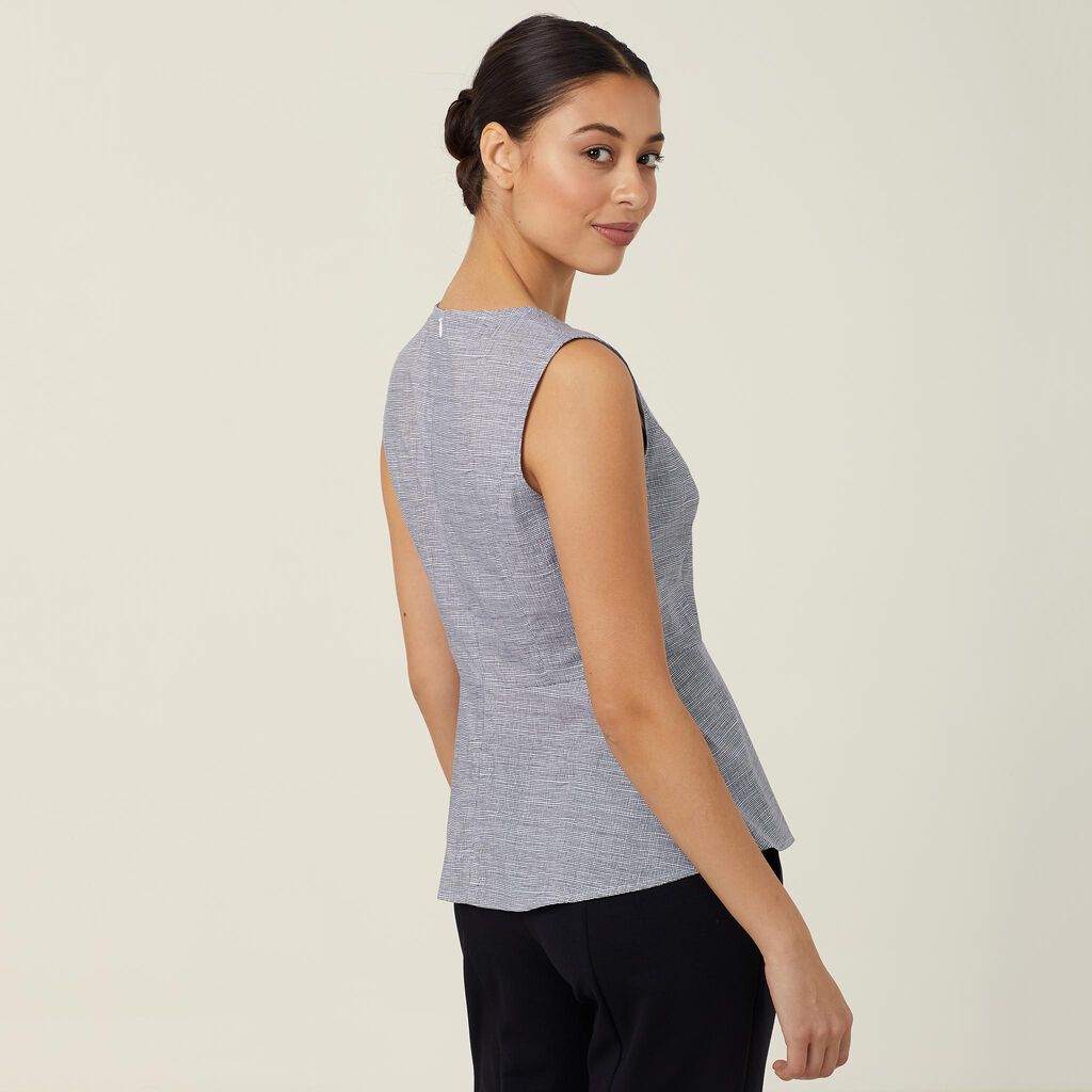 NNT Uniforms Avignon Abstract Print Sleeveless Shell Top(CATUK9)