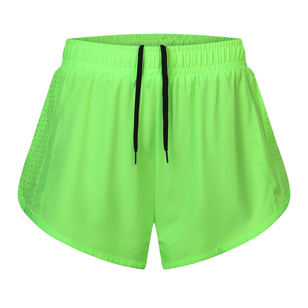 Bocini Womens Double Layer Shorts-(CK2413)