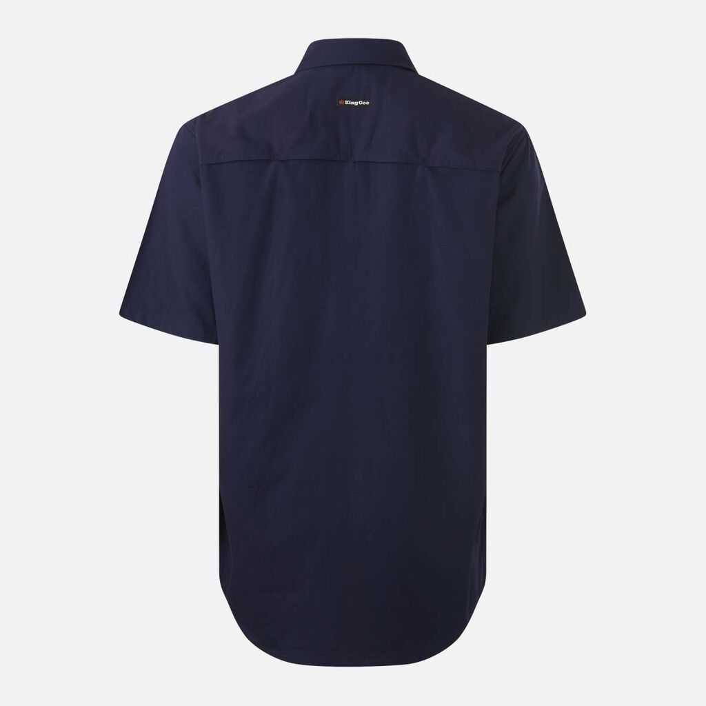 King Gee Workcool Vented Closed Front Shirt Short Sleeve (K14032)