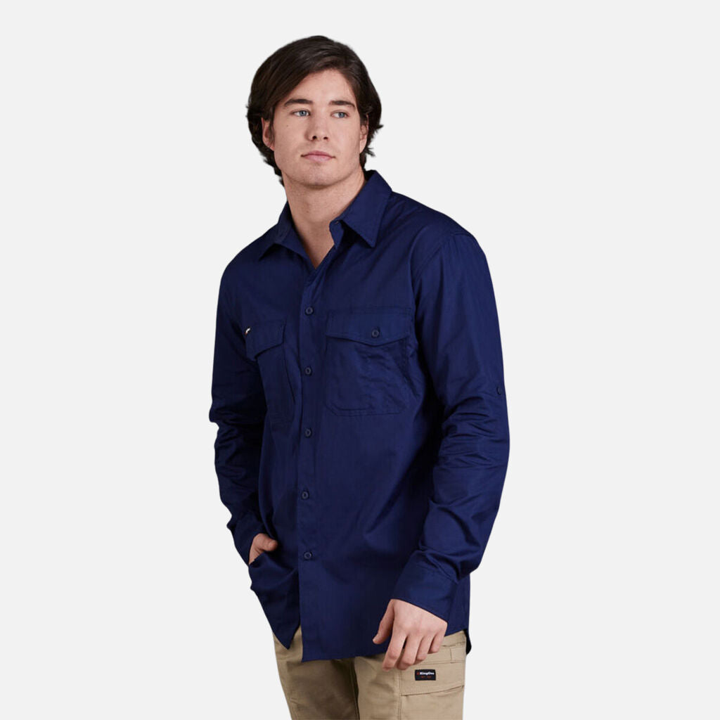 King-Gee-Workcool-Lightweight-Long-Sleeve-Work-Shirt