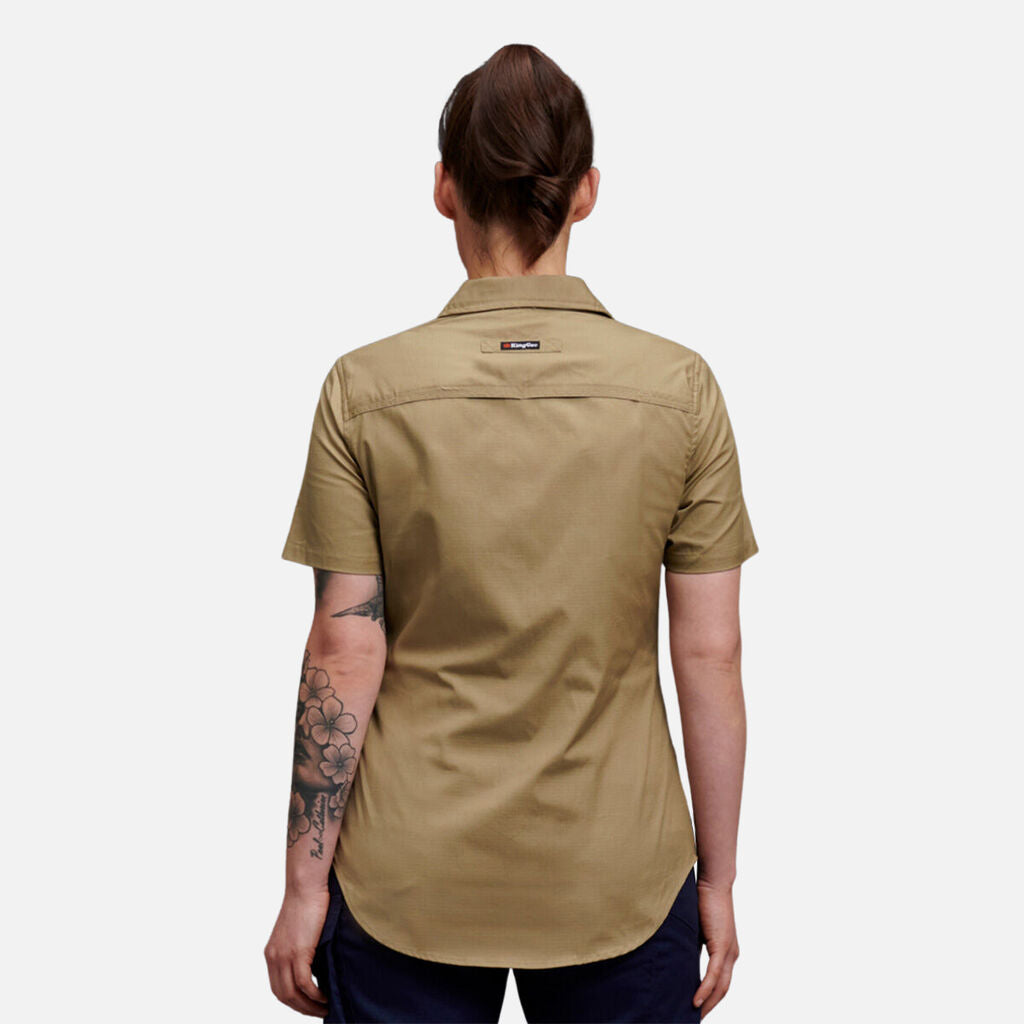 King Gee Women's Workcool 2 Lightweight Short Sleeve Work Shirt (K44205)