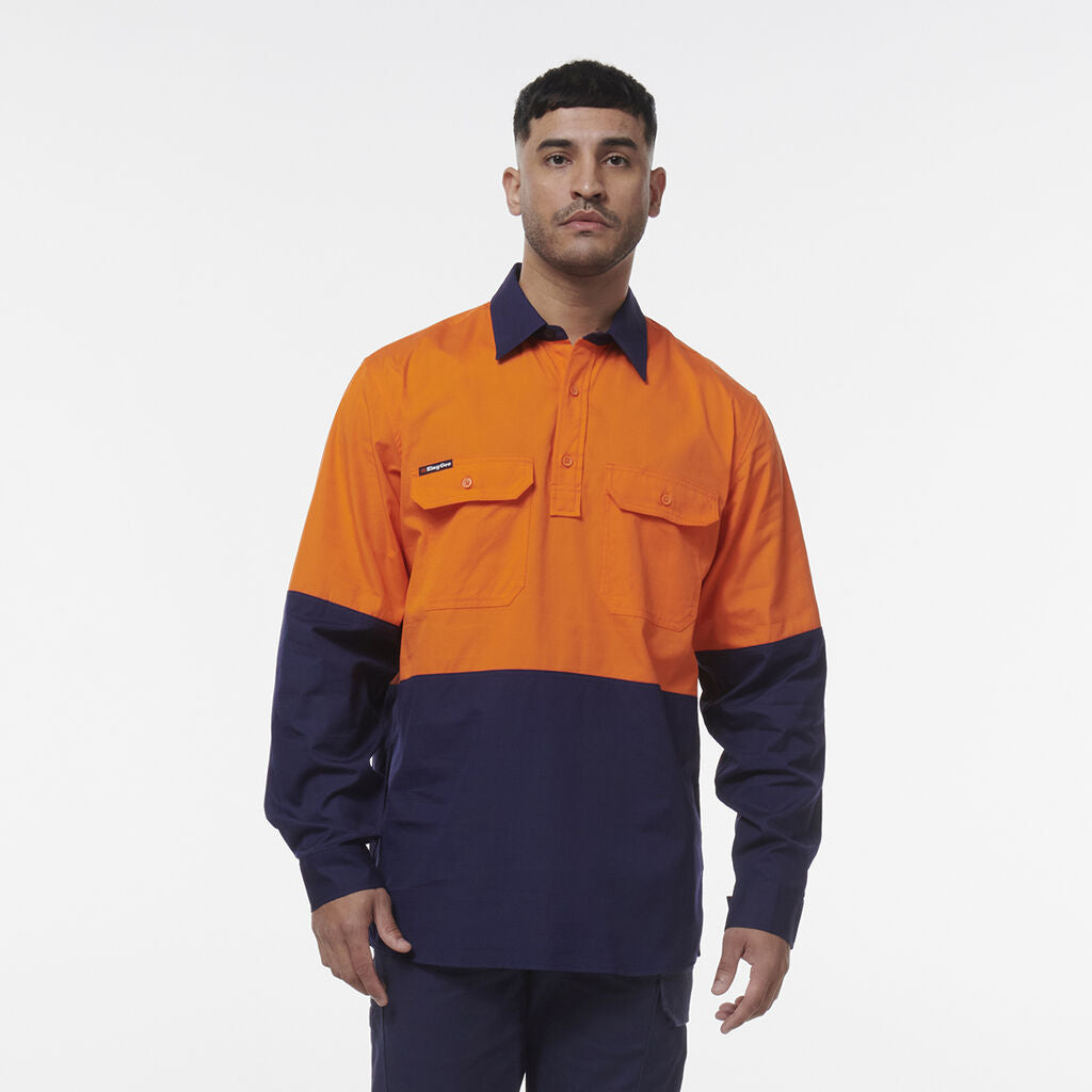 King Gee Workcool  Vented Cclosed Front Spliced Shirt (K54011)