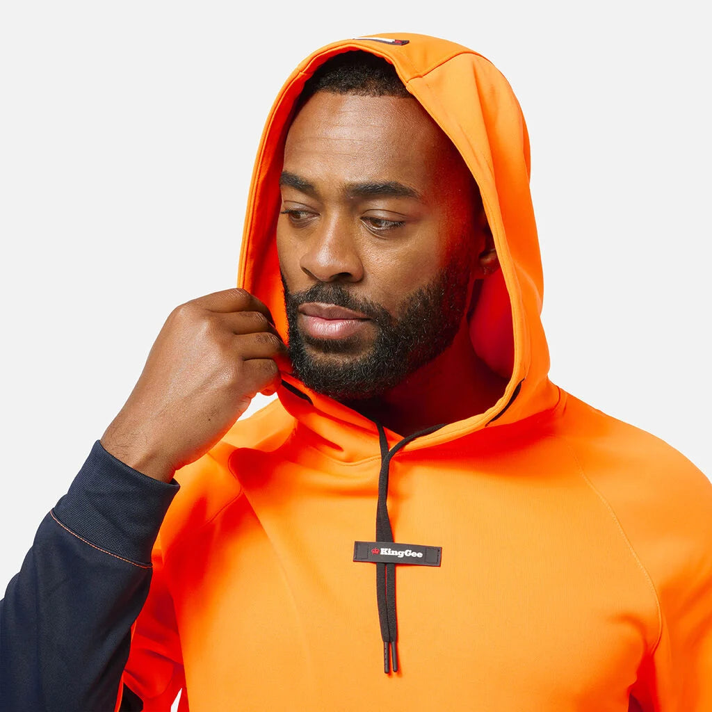 King Gee Originals Hi Vis Water Repellent Hoodie (K55012)