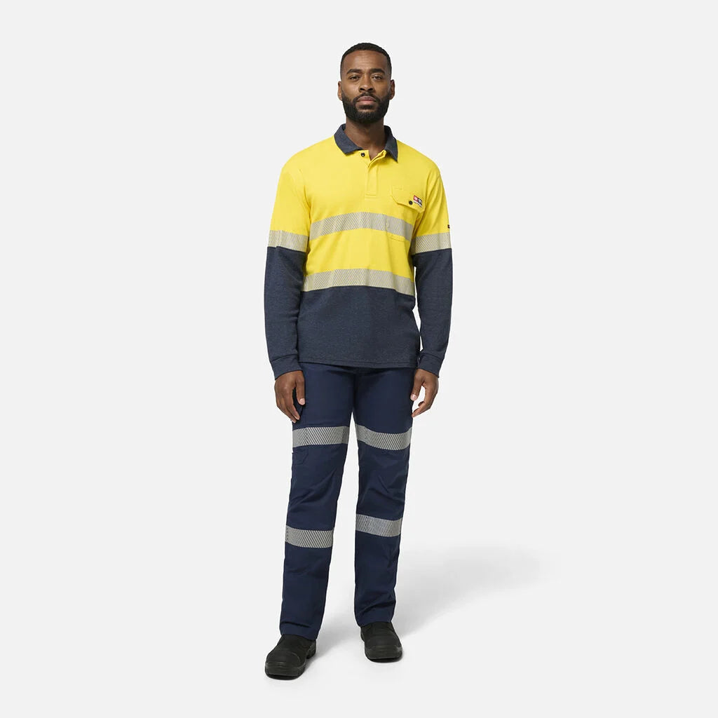 King Gee Shieldtec FR Hi-Vis Spliced Polo with FR Tape (K84008)