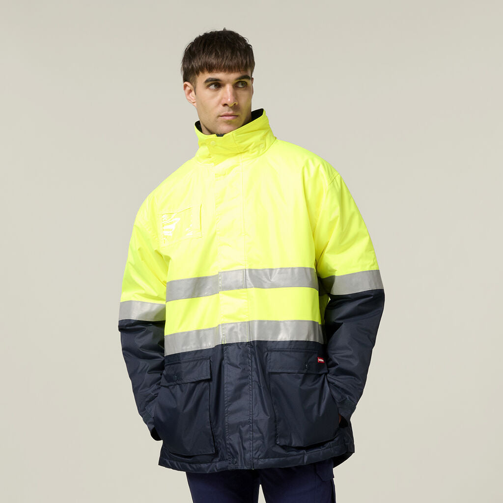 Vidaxl Tenda Camicia Di Sicurezza Hi-Vis Hard Yakka Tecasafe - 2 Toni, Resistente Al Fuoco, Modello Y04066 Camicia Alta Visibilità - Foto 9
