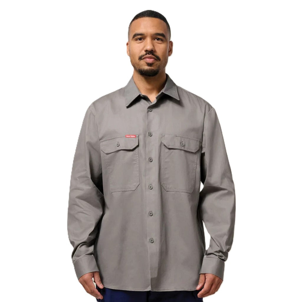 Hard-Yakka-Long-Sleeve-Cotton-Drill-Work-Shirt