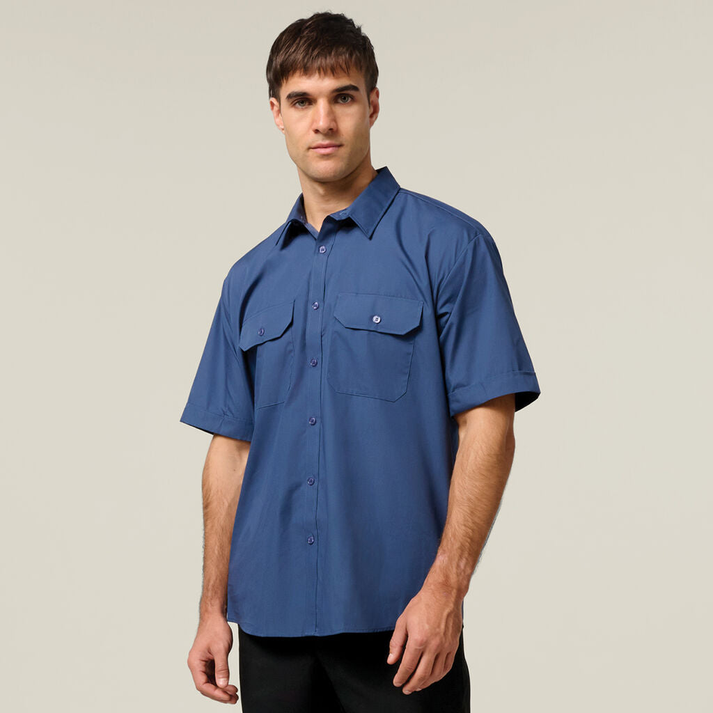 Hard-Yakka-Short-Sleeve-Permanent-Press-Shirt