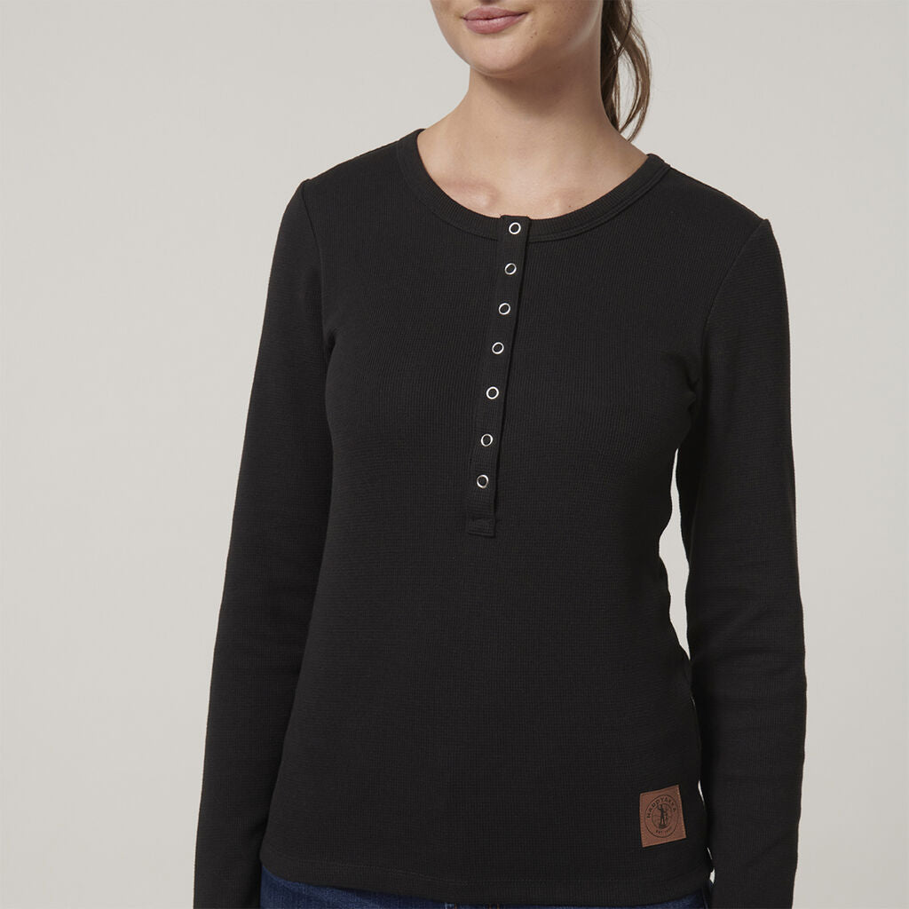 Hard Yakka Women's Henley (Y08237)