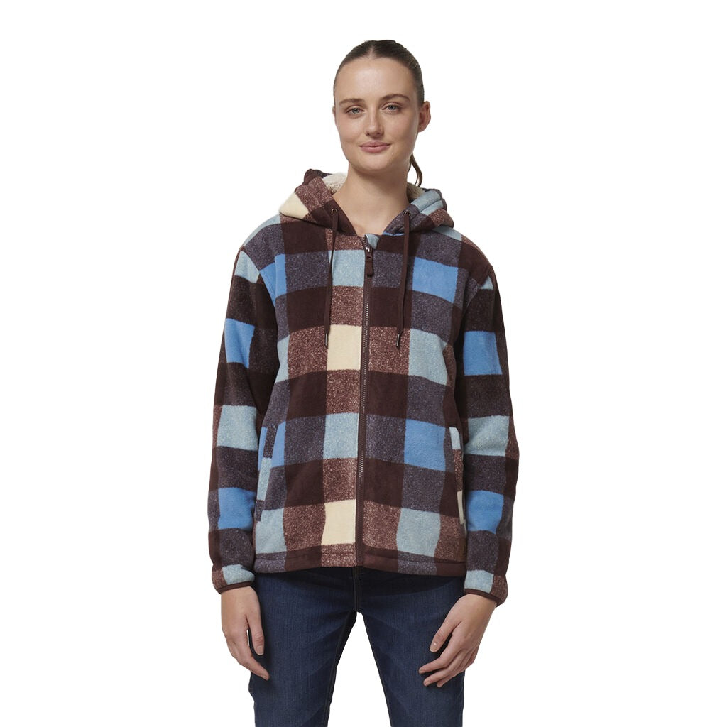 Hard Yakka Womens Check Zoodie - (Y08522)