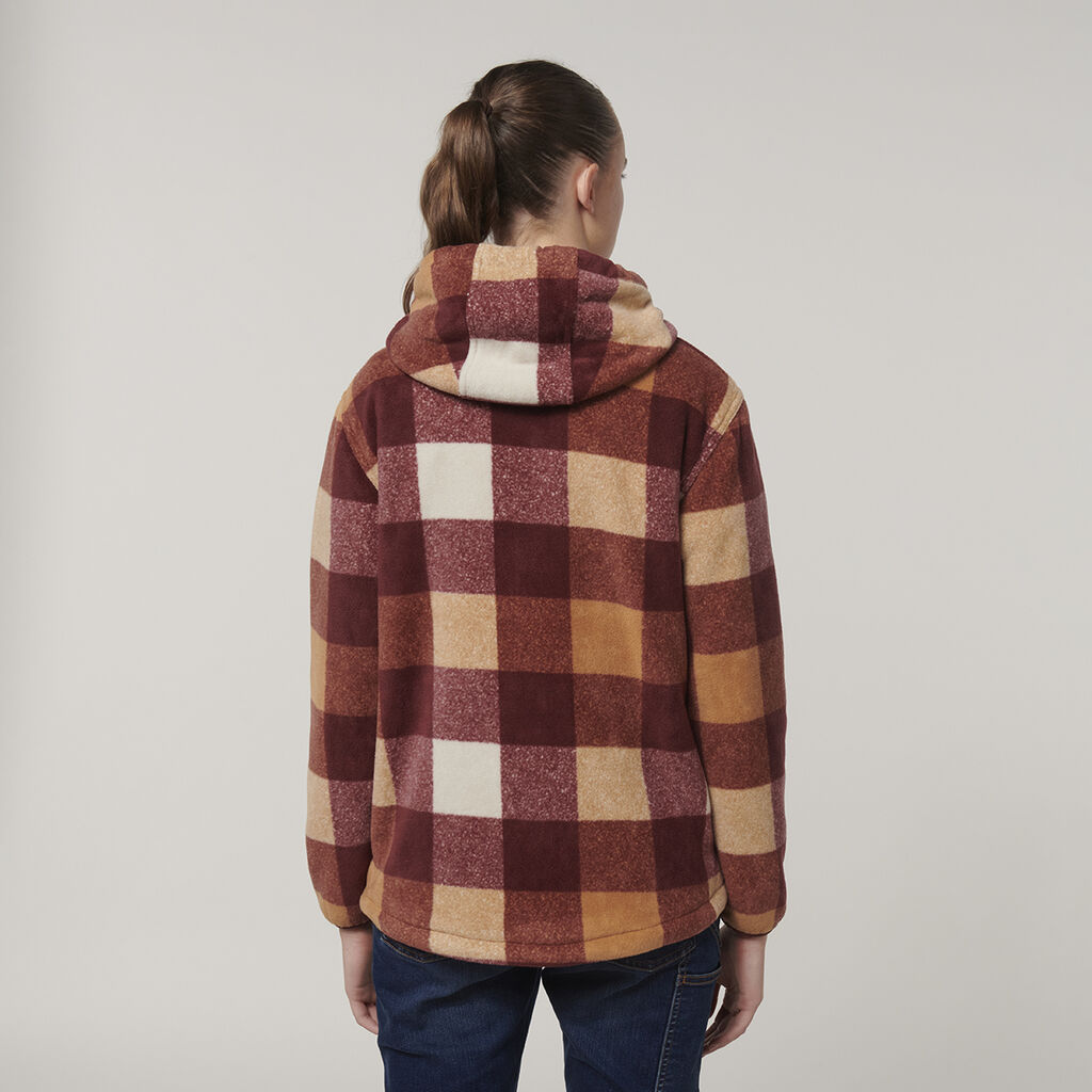 Hard Yakka Womens Check Zoodie - (Y08522)