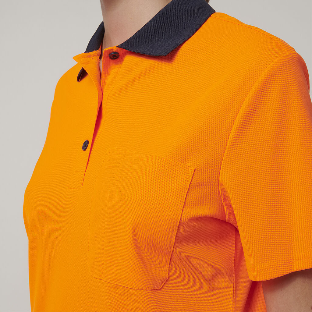 Hard Yakka Women's Short Sleeve Hi Vis Polo (Y08601)