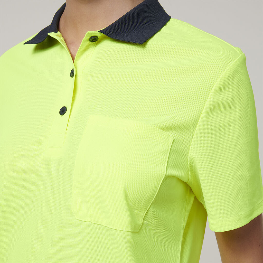 Hard Yakka Women's Short Sleeve Hi Vis Polo (Y08601)