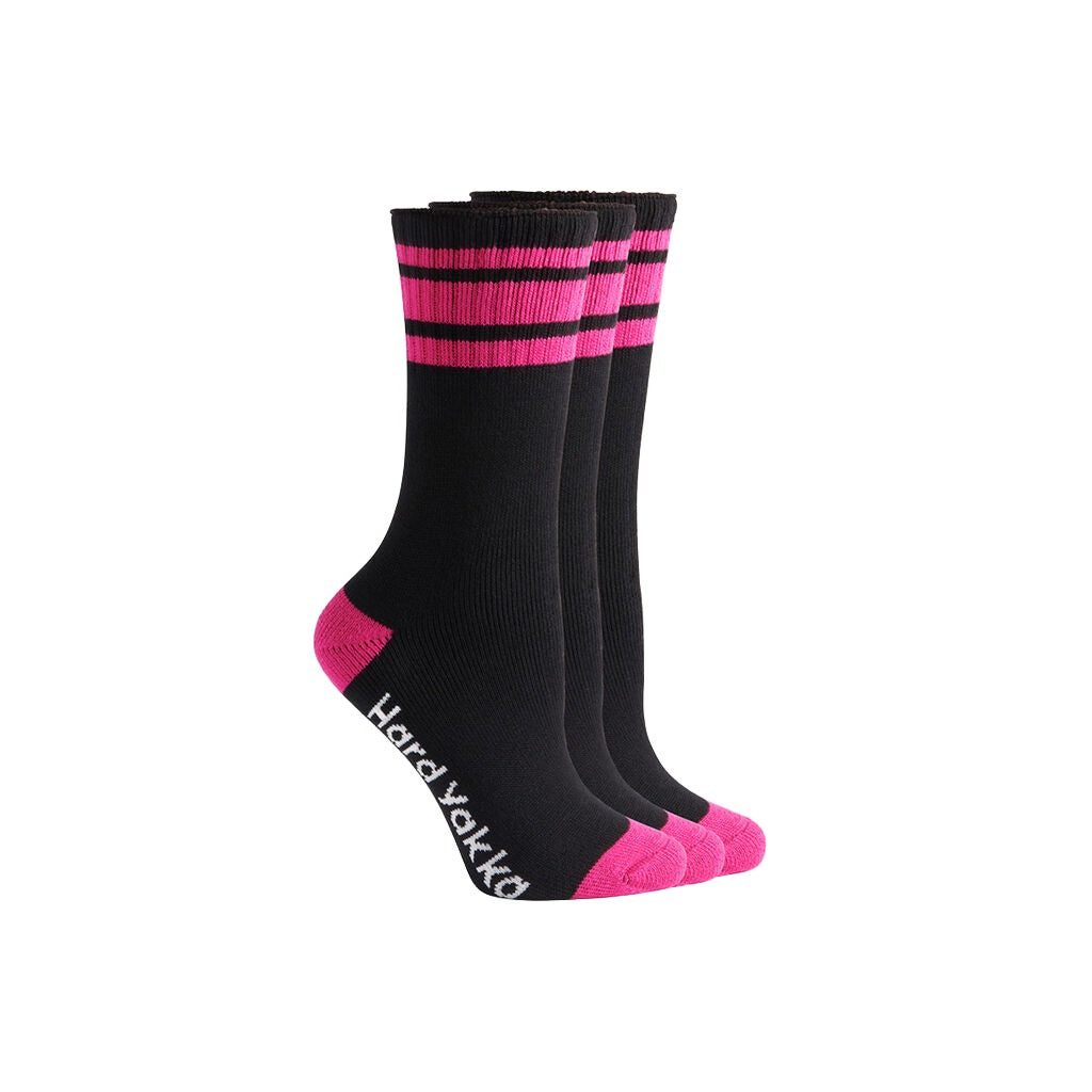 Hard Yakka Women's Bamboo Sock 3 Pack (Y26455)