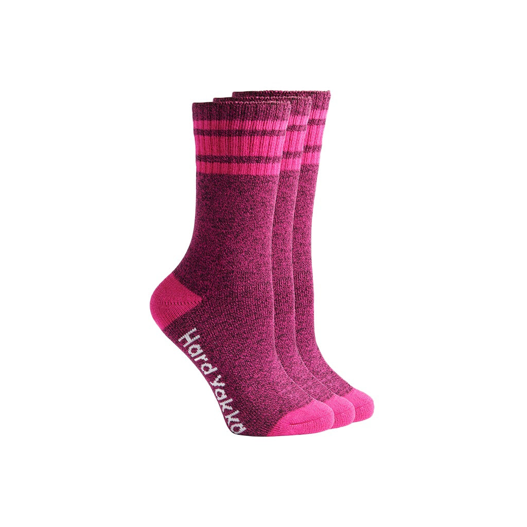 Hard Yakka Women's Bamboo Sock 3 Pack (Y26455)