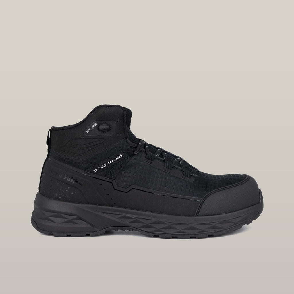 Hard Yakka X Range Mid Composite Toe Safety Boot - Black (Y60363)