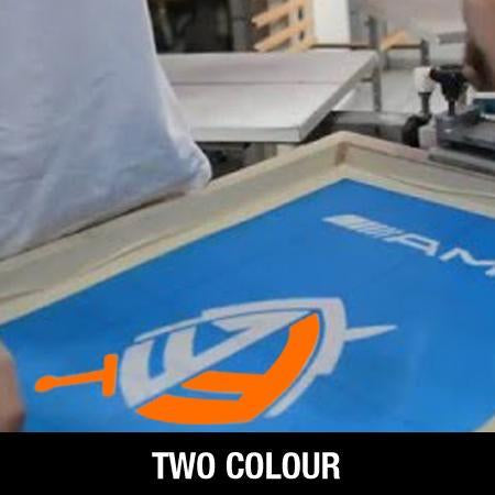 Two Color Screenprint Screen Print- 2 Colour Print – Budget Workwear