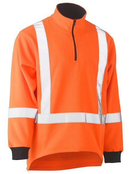 Bisley Ttmc-W X Taped Hi Vis Fleece Pullover (BK6249XT)