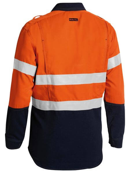 Bisley Tencate Tecasafe Plus 700 Taped Hi Vis Fr Vented Shirt (BS8082T)