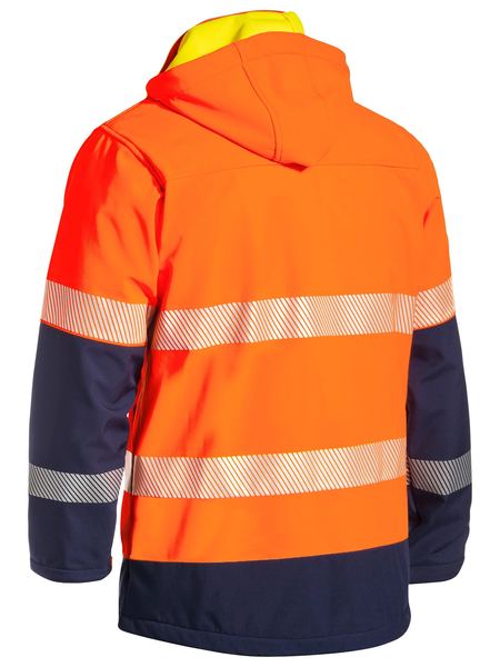 Bisley Taped Two Tone Ripstop softshell Jacket (BJ6934T)