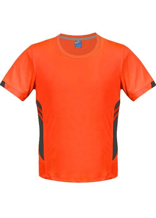 Aussie Pacific-Aussie Pacific Mens Tasman Tee-Neon Orange/Slate / S-Uniform Wholesalers - 6
