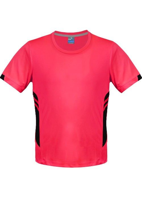 Aussie Pacific-Aussie Pacific Mens Tasman Tee-Neon Pink/Black / S-Uniform Wholesalers - 7