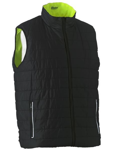 Bisley Taped Hi Vis Reversible Puffer Vest (BV0330HT)