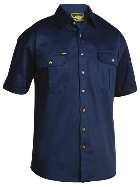 Bisley Original Cotton Drill Shirt - Short Sleeve (BS1433)