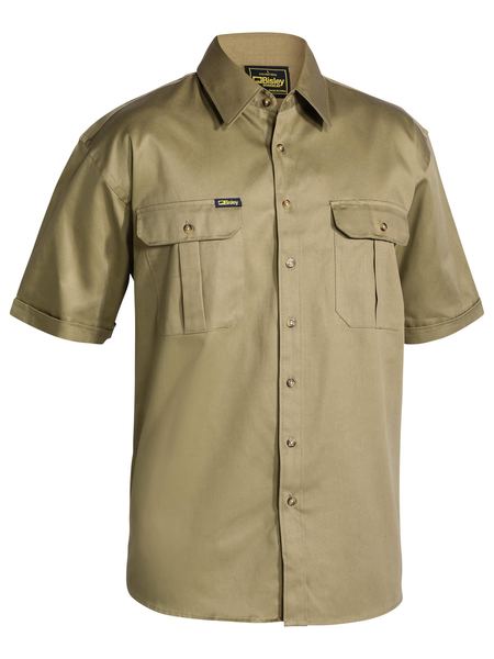 Bisley Original Cotton Drill Shirt - Short Sleeve (BS1433)
