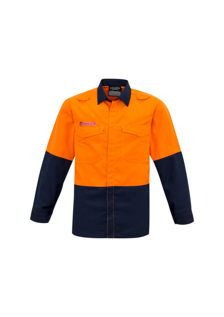 Syzmik Mens Hi Vis Spliced Shirt (ZW138)