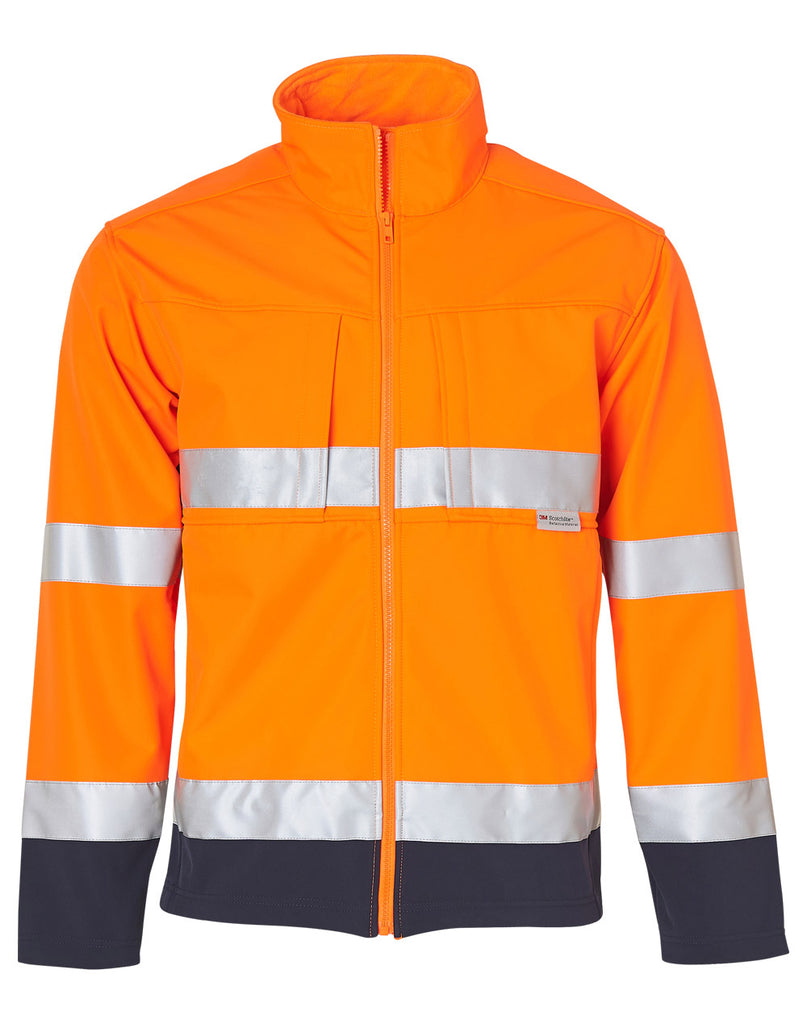 Winning Spirit Two Tone Softshell Safety Jacket With 3M Reflective Tapes (SW29)