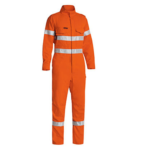 Bisley Tencate Tecasafe Taped Hi Vis FR Lightweight Engineered Coverall (BC8185T)