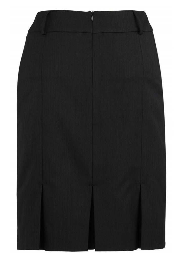 Biz Corporates Womens Cool Stretch Multi-Pleat Skirt (20115)