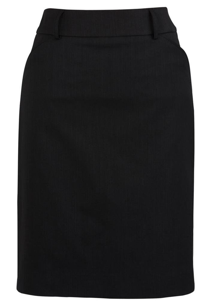 Biz Corporates Womens Cool Stretch Multi-Pleat Skirt (20115)