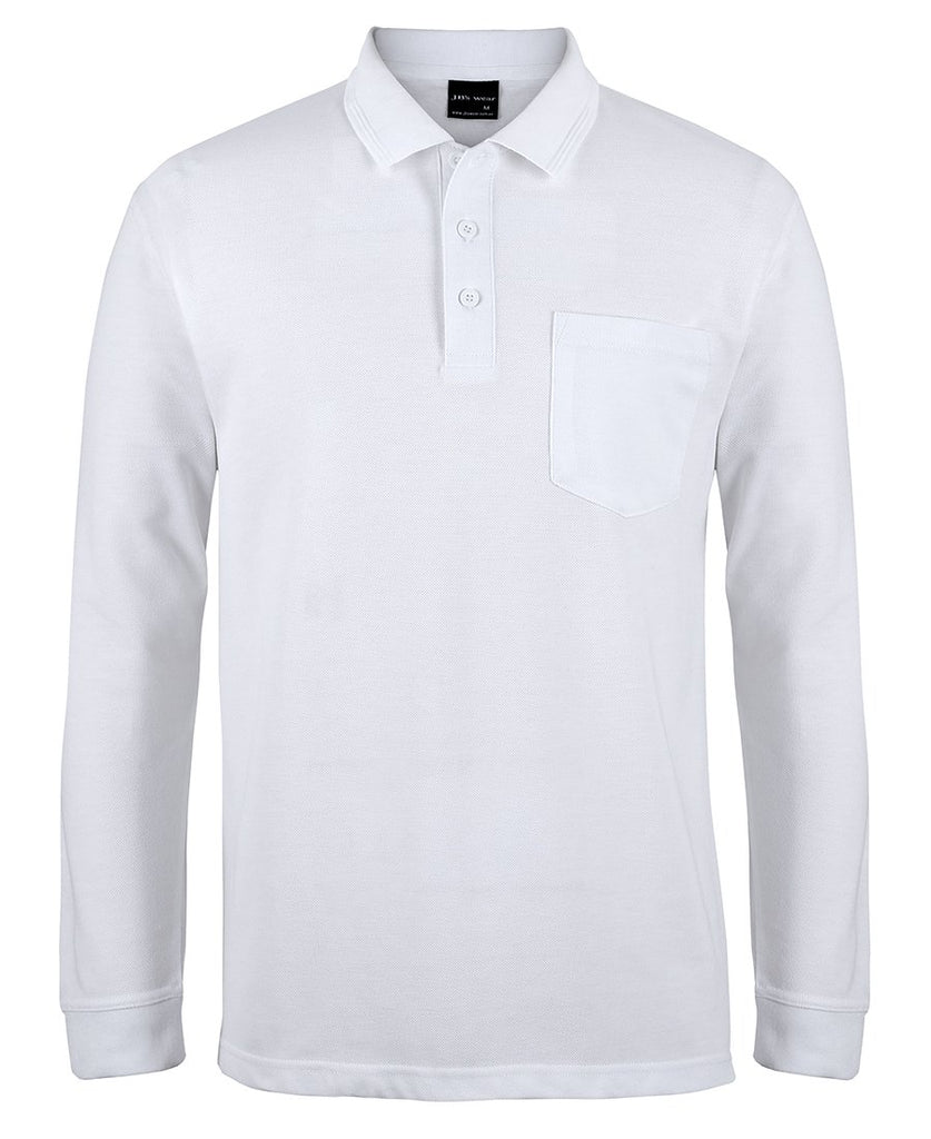 JB's L/S Pocket Polo - Adults (210PL)