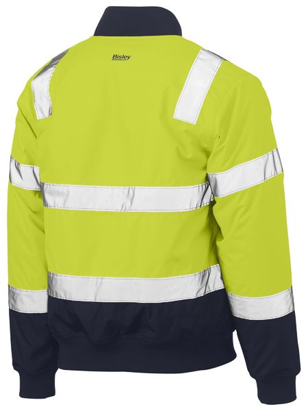 Bisley Taped Two Tone Hi Vis Bomber Jacket (BJ6730T)