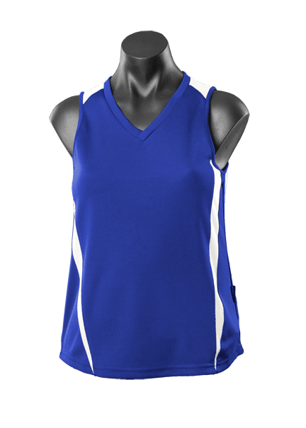 Aussie Pacific Eureka Ladies Singlets 1st (13 Colour )-(2104)