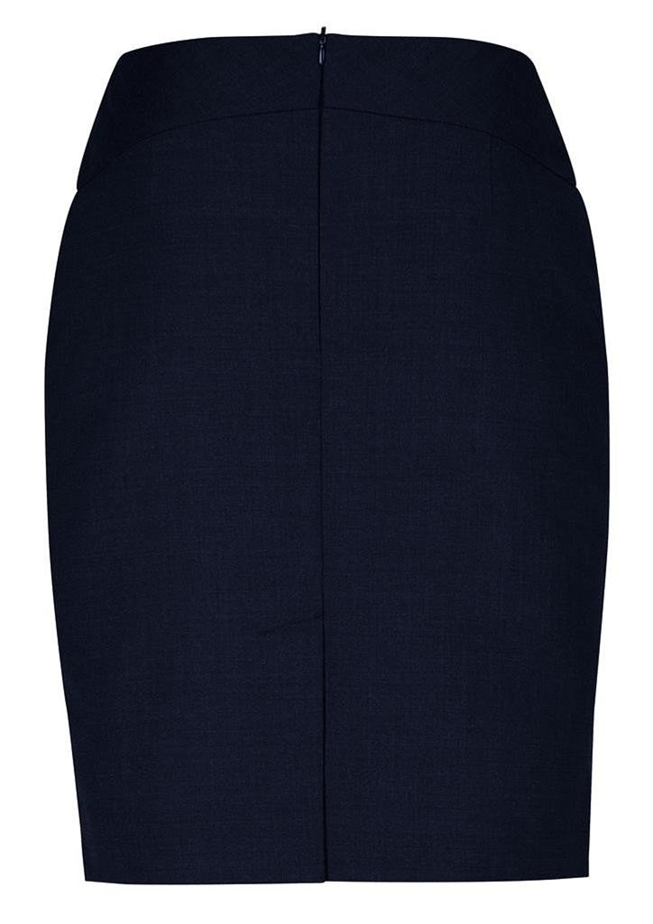 Biz Corporates Womens Comfort Wool Stretch Multi-Pleat Skirt (24015)