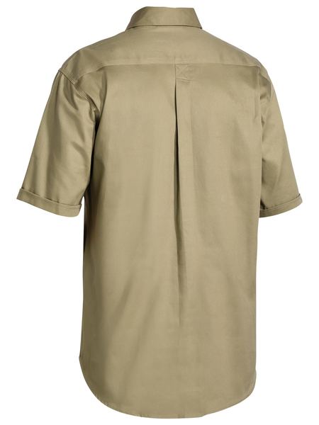 Bisley Closed Front Cotton Drill Shirt - Short Sleeve (BSC1433)
