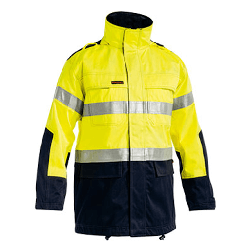 Bisley Taped Two Tone Hi Vis FR Jacket (BJ8100T)