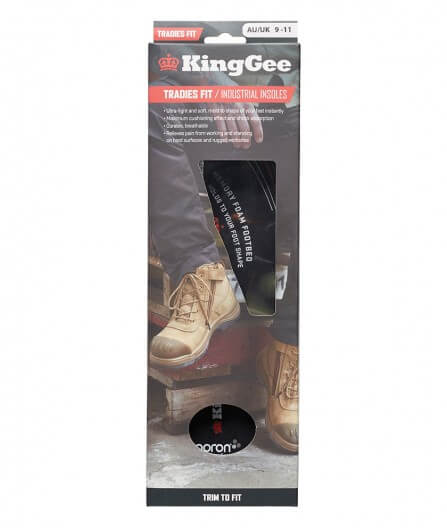 King Gee Tradie Memory Foam Insoles (K09500)