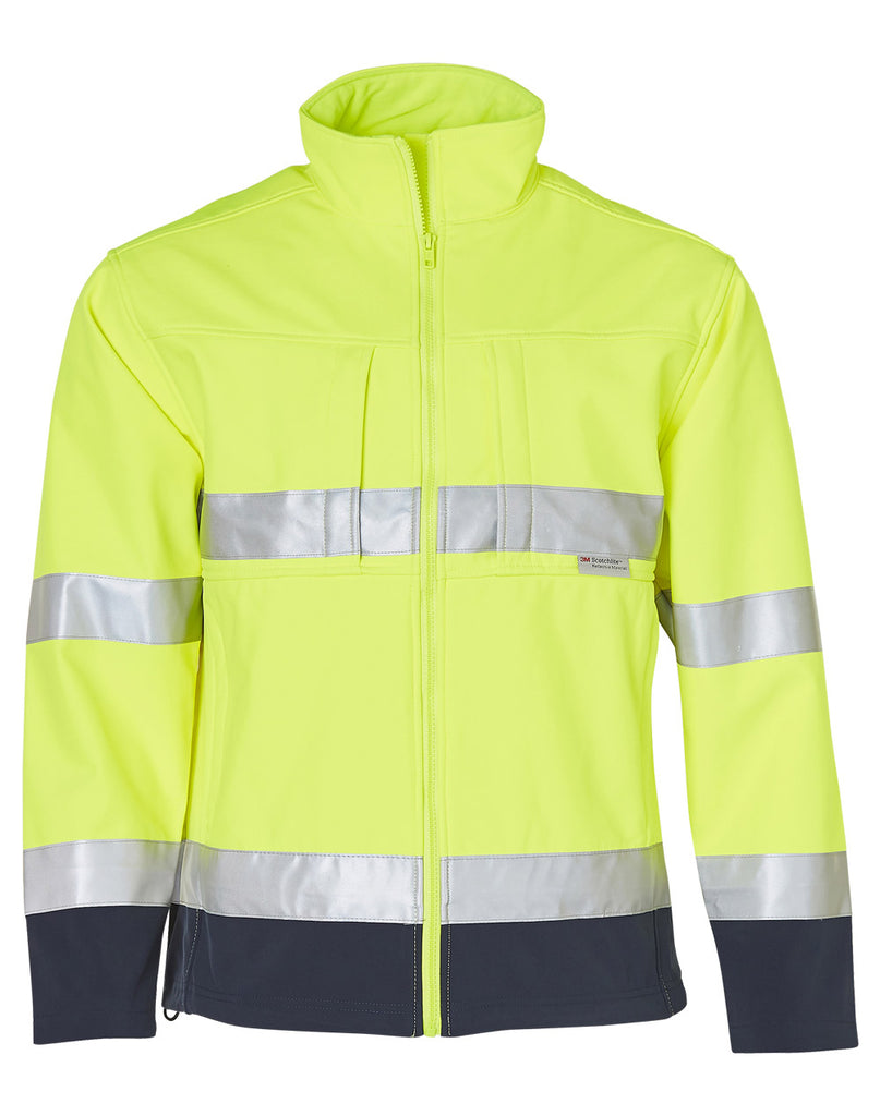 Winning Spirit Two Tone Softshell Safety Jacket With 3M Reflective Tapes (SW29)