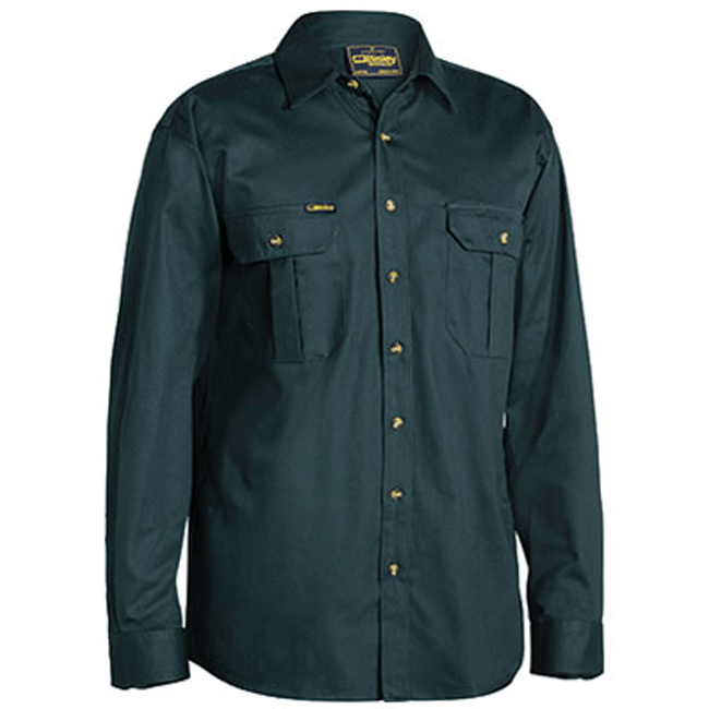 Bisley Original Cotton Drill Shirt - Long Sleeve (BS6433)