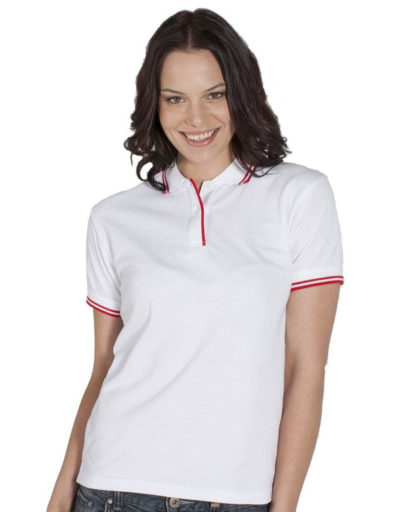 Jb's Ladies Contrast Polo 3rd ( 1 Color ) (2LCP)