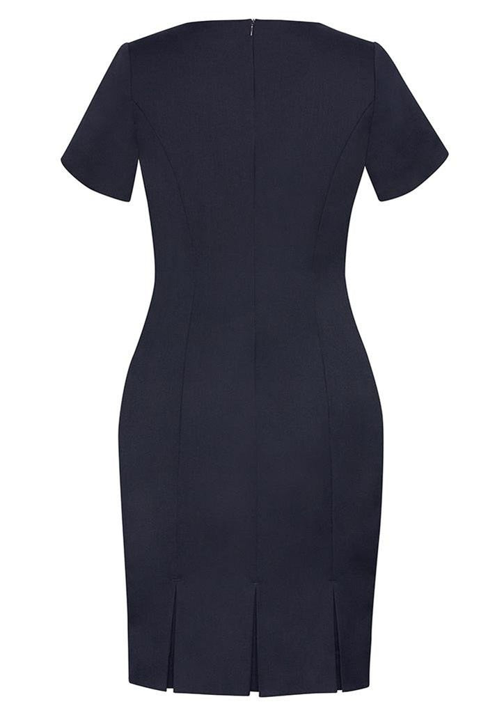 Biz Corporates Womens Cool Stretch Short Sleeve Shift Dress (30112)
