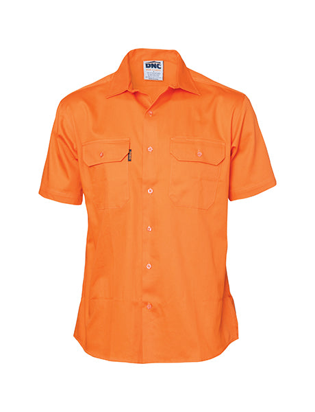 DNC-Cotton-Drill-Work-Shirt-Short-Sleeve