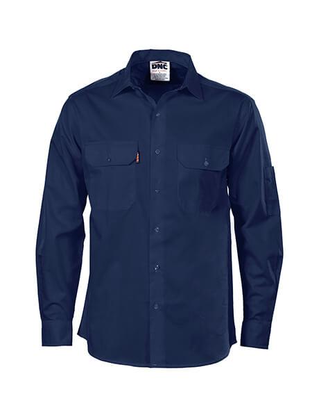 DNC Cool-breeze Work Shirt- Long Sleeve (3208)