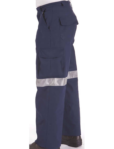 DNC Lightweight Cotton Cargo Pants With 3M R/Tape (3326)